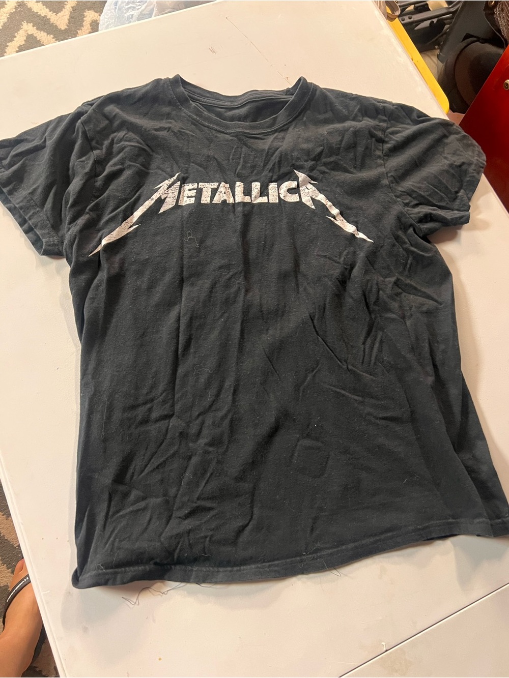 Metallica Black Graphic Short Sleeve Tee
